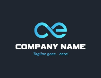 Projekt graficzny logo dla firmy online litera CE/OE